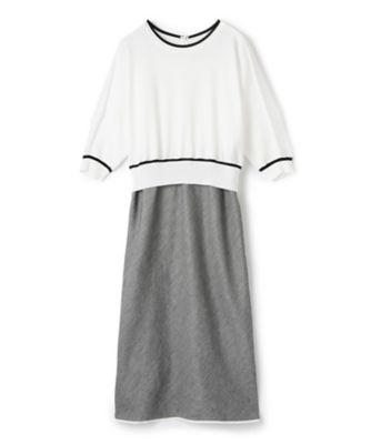 ワンウェイリネンストレッチドレス | LANVIN COLLECTION (Women