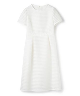 ＜LANVIN COLLECTION (Women)＞シースルーボーダードレス