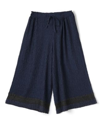 刺繍プリーツワイドパンツ | LANVIN COLLECTION (Women
