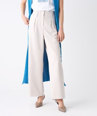 ストレッチワイドパンツ | LANVIN COLLECTION (Women)/ランバン