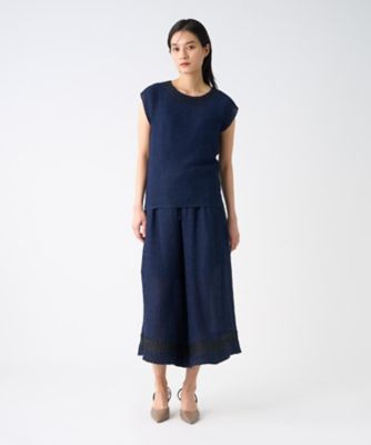 LANVIN COLLECTION / ランバン コレクション 刺繍プリーツプルオーバー 刺繍プリーツプルオーバー | LANVIN COLLECTION (Women