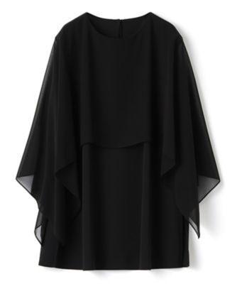 ランバン　ケープ シフォンケープカットソー | LANVIN COLLECTION (Women