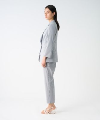 LANVIN COLLECTION シアサッカー ストライプワンピ 38 LANVIN COLLECTION シアサッカー ストライプワンピ 38 ワンピース
