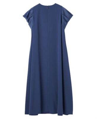 【美品】LANVINランバンワンピース．スーツ バックサテンジョーゼットワンピース | LANVIN COLLECTION