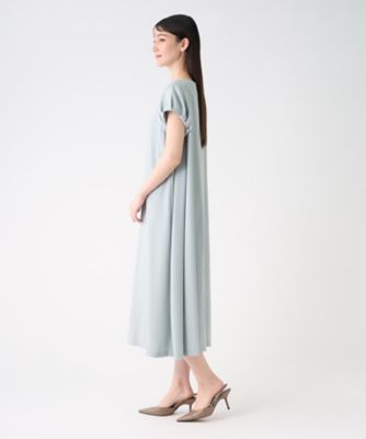 バックサテンジョーゼットワンピース | LANVIN COLLECTION