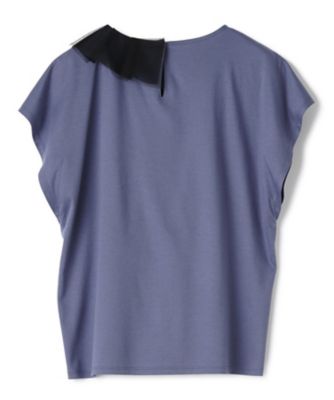 【極美品】 LANVIN ランバンコレクション 半袖カットソー 花レース S 極美品】 LANVIN ランバンコレクション 半袖カットソー 花レース