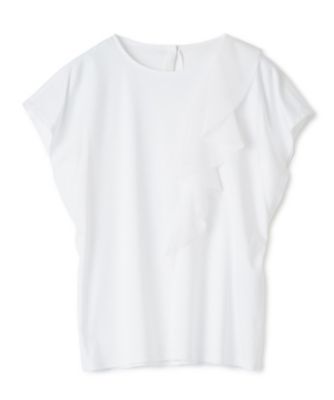 LANVIN COLLECTION (Women)/ランバンコレクション スムースカットソー 91アイボリー トップス【三越伊勢丹/公式】