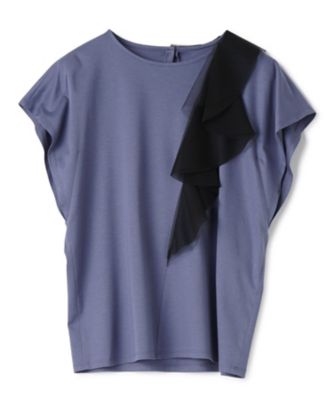 【極美品】 LANVIN ランバンコレクション ニットカットソー ドット M フリンジニットトップス | LANVIN COLLECTION (Women)/ランバン