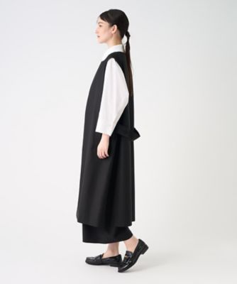 極美品 LANVIN ランバン ベスト ジレ リボン 34 LANVIN en Bleu（ランバンオンブルー）の「バックリボンショート