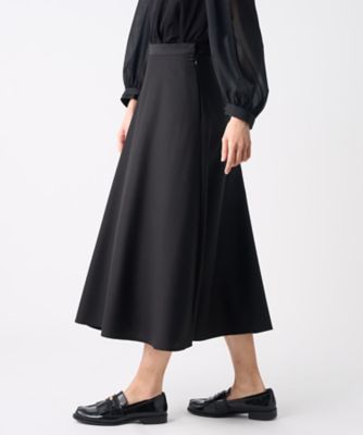 レリアン LANVIN COLLECTION新品未使用 スカート バックサテンアシンメトリーフレアスカート | LANVIN COLLECTION