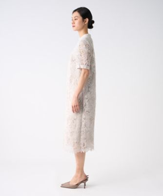 エンブロイダリーフェザーレースワンピース | LANVIN COLLECTION