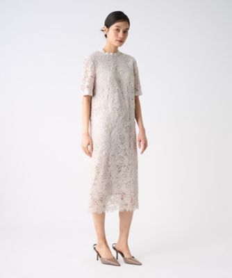 エンブロイダリーフェザーレースワンピース | LANVIN COLLECTION