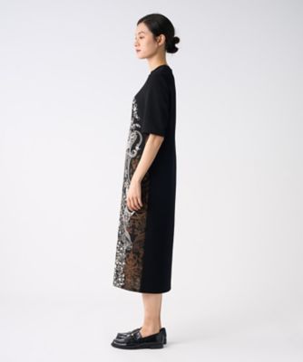 フラワーペイズリーパネルプリントドレス | LANVIN COLLECTION (Women