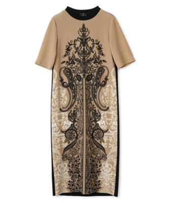 ＜LANVIN COLLECTION (Women)＞フラワーペイズリーパネルプリントドレス