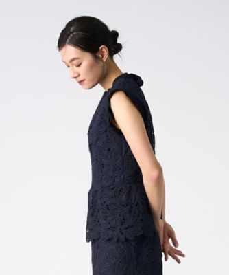 エンブロイダリーフェザーレースブラウス | LANVIN COLLECTION (Women