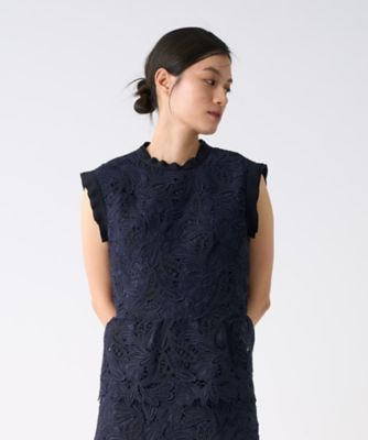 エンブロイダリーフェザーレースブラウス | LANVIN COLLECTION (Women