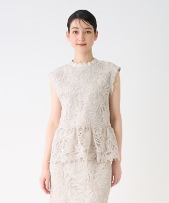 LANVIN COLLECTION - LANVIN コレクション 繊細な総レース ブラウス ブラウス | LANVIN COLLECTION | ランバン コレクション公式