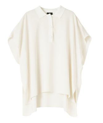 LANVIN COLLECTION (Women)/ランバンコレクション ストレッチバックサテンブラウス 91アイボリー トップス【三越伊勢丹/公式】