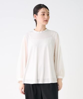 【極美品】 LANVIN ランバンコレクション ニットカットソー ドット M シルクニットトップス|LANVIN COLLECTION | LANVIN COLLECTION