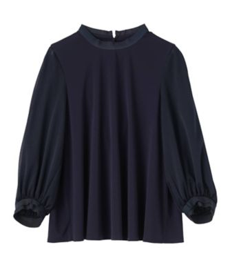 【極美品】 LANVIN ランバンコレクション ニットカットソー ドット M 極美品】 LANVIN ランバンコレクション ニットカットソー ドット