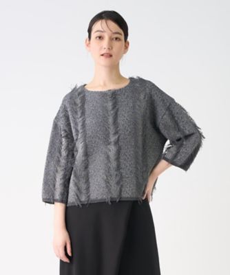 フリンジニットトップス | LANVIN COLLECTION (Women)/ランバン