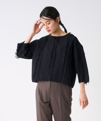 LANVIN トップス フリンジニットトップス | LANVIN COLLECTION (Women)/ランバン