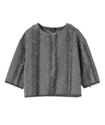 【極美品】 LANVIN ランバンコレクション ニットカットソー ドット M フリンジニットトップス | LANVIN COLLECTION (Women)/ランバン