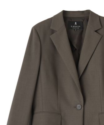 LANVIN COLLECTION テーラードジャケット グレー38 B9476 LANVIN COLLECTION テーラードジャケット グレー38 B9476 - メルカリ
