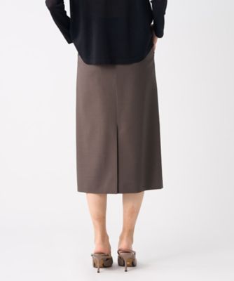 ランバンデザインスカート ウールギャバランダムタックスカート | LANVIN en Bleu (Women