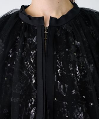 スパンコール刺しゅうベロアジャケット | LANVIN COLLECTION (Women