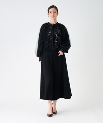 スパンコール刺しゅうベロアジャケット | LANVIN COLLECTION (Women