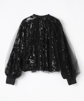スパンコール刺しゅうベロアジャケット | LANVIN COLLECTION (Women