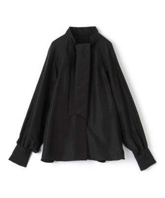 LANVIN COLLECTION (Women)/ランバンコレクション バイオスエード加工ブラウス 94クロ トップス【三越伊勢丹/公式】