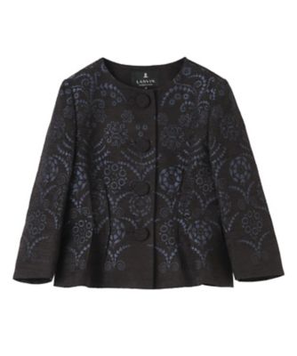 ＜LANVIN COLLECTION (Women)＞ＪＬウォール柄モールジャカードジャケット