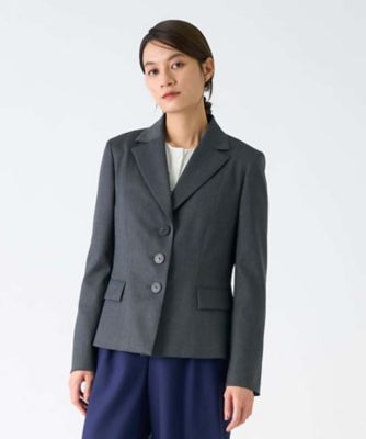 シルクウール ストレッチジャケット | LANVIN COLLECTION (Women