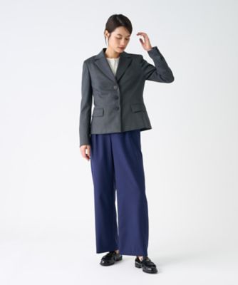 シルクウール ストレッチジャケット | LANVIN COLLECTION (Women