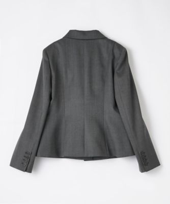 シルクウール ストレッチジャケット | LANVIN COLLECTION (Women