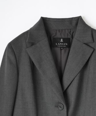 シルクウール ストレッチジャケット | LANVIN COLLECTION (Women