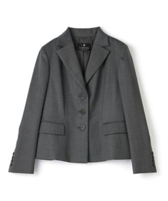 専用ランバンコレクション「最高級ライン」総シルクテーラードジャケット50/X美品 シルクウール ストレッチジャケット | LANVIN COLLECTION (Women