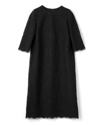 LANVIN COLLECTION (Women)/ランバンコレクション チュールレースワンピース 94クロ ワンピース・ドレス【三越伊勢丹/公式】