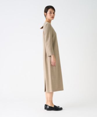 シルクウール ストレッチワンピース | LANVIN COLLECTION (Women