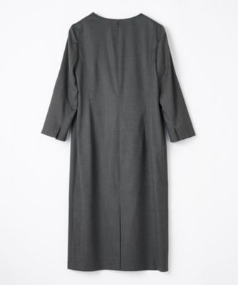 シルクウール ストレッチワンピース | LANVIN COLLECTION (Women