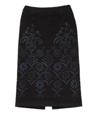 ＜LANVIN COLLECTION (Women)＞ＪＬウォール柄モールジャカードスカート