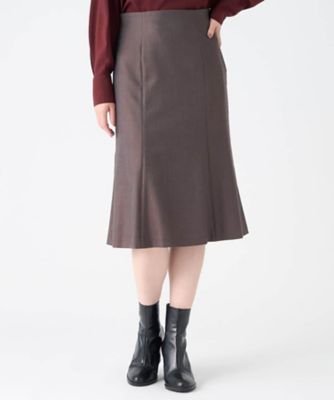 シルクウール マーメイドライン ストレッチスカート | LANVIN