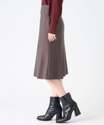 未使用品 定価18.6万円 ランバン 10SS裾チェーンシルクスカート38 シルクウール マーメイドライン ストレッチスカート | LANVIN