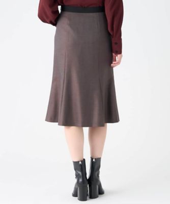 シルクウール マーメイドライン ストレッチスカート | LANVIN