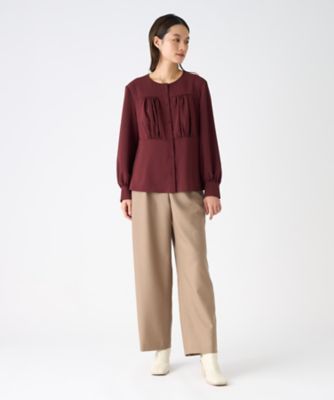 ギャザーデザインブラウス | LANVIN COLLECTION (Women)/ランバン 