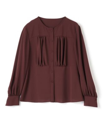 ＜LANVIN COLLECTION (Women)＞ギャザーデザインブラウス