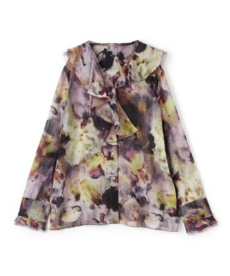 ＜LANVIN COLLECTION (Women)＞フラワーブラウス