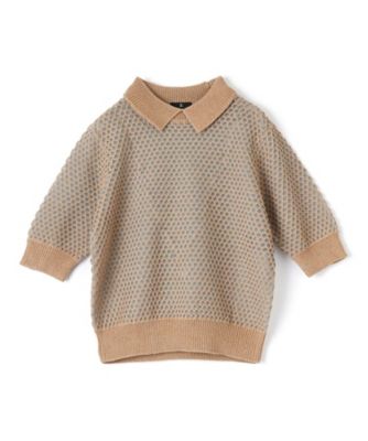 ＜LANVIN COLLECTION (Women)＞半袖襟付きニット